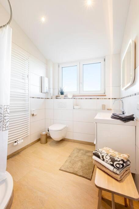 Einfach Schoene Ferienwohnung 巴克南 外观 照片